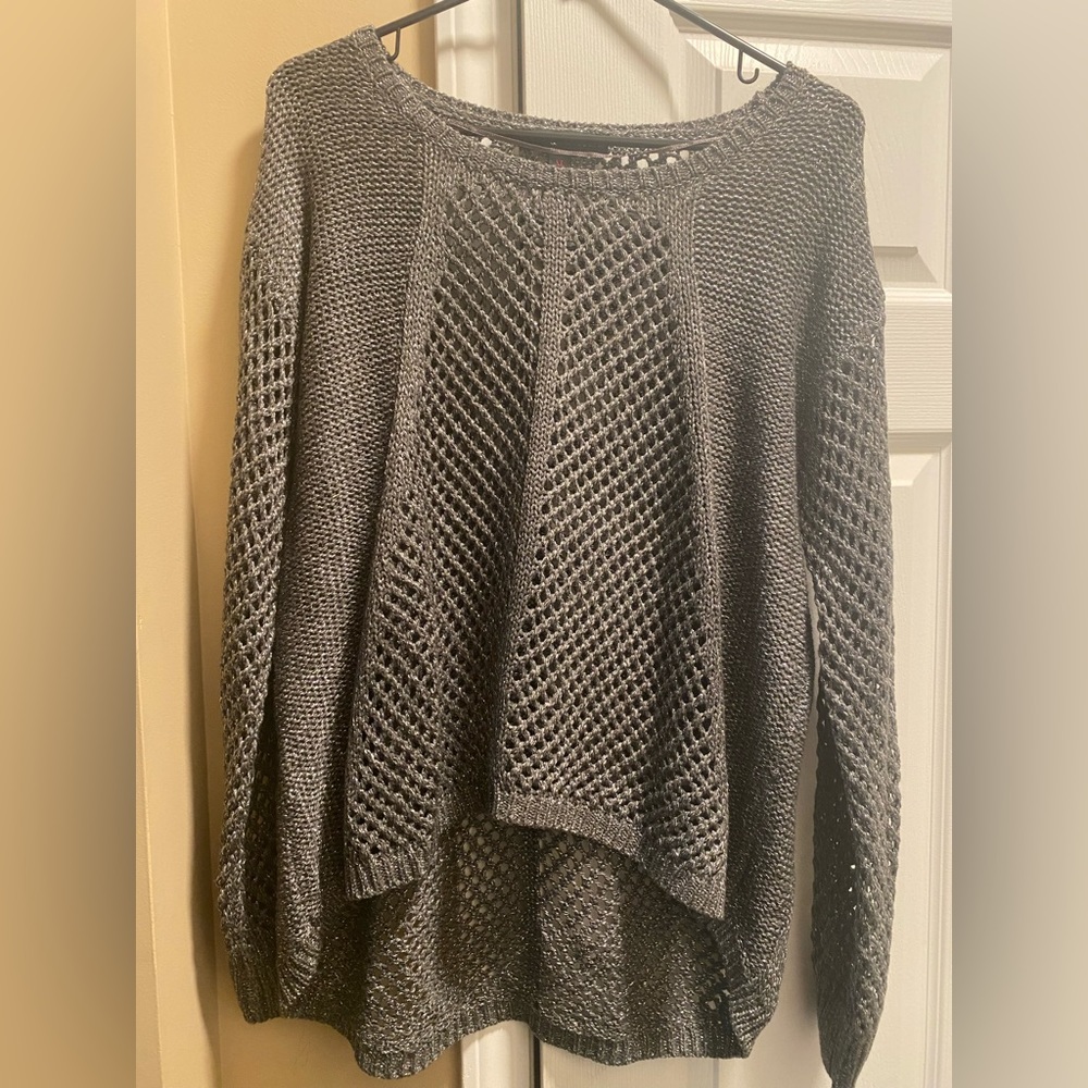 Rock and Republic Fishnet Sweater.
